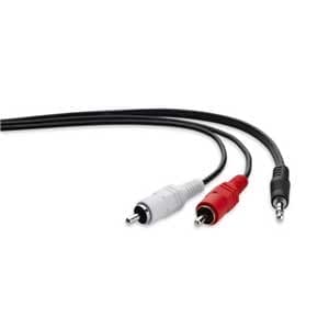 RCA splitter cable from 3.5MM stereo JACK to 2 RCA – Agiler USA